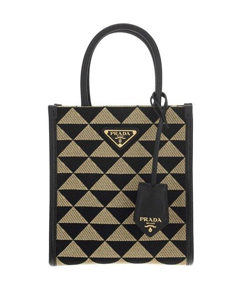 prada symbole bags|prada logo plaque tote.